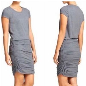 Athleta Topanga ruched t-shirt dress